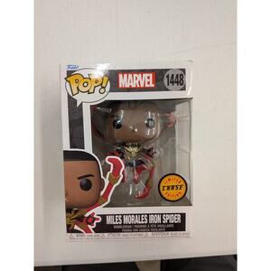 Funko Pop! Marvel Miles Morales Iron Spider #1448 Chase Limted Edtion Bobblehead